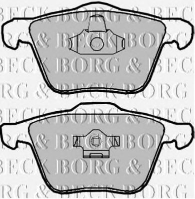 BORG & BECK bbp1928 -  Комплект тормозных колодок, дисковый тормоз